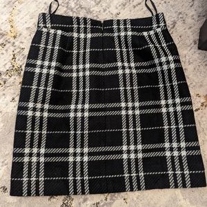 Black and white skirt